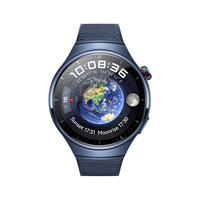 Huawei Watch 4 Pro - Titanium Blue - intelligente Uhr mit Riemen - Verbundmaterial - Blau - Handgele 55020alw