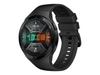 Huawei Watch GT 2e - Schwarzes Edelstahl - intelligente Uhr mit Riemen - Flouroelastomer - Graphitsc