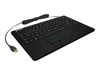 KeySonic KSK-5230 IN Industrie Tastatur mit Touchpad,  schwarz,  wasserdicht IP68