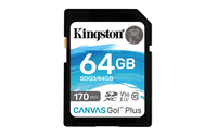 Kingston Canvas Go! Plus - Flash-Speicherkarte sdg3/64gb