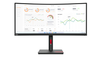 Lenovo ThinkVision T34w-30 - LED-Monitor - gebogen - 86.4 cm (34") 63d4gat1eu