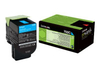 Lexmark 702C - Cyan - Original - Tonerpatrone LCCP,  LRP