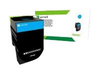 Lexmark 702CE - Cyan - Original - Tonerpatrone LCCP,  LRP,  Lexmark Corporate