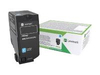 Lexmark Cyan - Original - Tonerpatrone LCCP,  LRP,  Lexmark Corporate