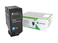 Lexmark Cyan - Original - Tonerpatrone LCCP,  LRP,  Lexmark Corporate