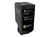 Lexmark Gelb - Original - Tonerpatrone LCCP,  Lexmark Corporate