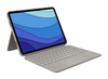 Logitech Combo Touch - Tastatur und Foliohülle - mit Trackpad - hintergrundbeleuchtet - Apple Smart 920-010172