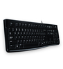 Logitech K120 Keyboard schwarz,  USB,  Griechisch 920-002490