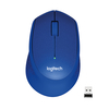 Logitech M330 SILENT PLUS - Maus - 3 Tasten - kabellos - 2.4 GHz - kabelloser Empfänger (USB) 910-004910