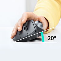 Logitech MX ERGO - Trackball - optisch - 8 Tasten - kabellos - Bluetooth,  2.4 GHz - kabelloser Empfä 910-005179