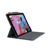 Logitech Slim Folio - Tastatur und Foliohülle - Bluetooth - QWERTY - GB - Graphite - für Apple 10.2- 920-009480