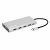 Manhattan USB-C Dock/Hub with Card Reader and MST,  Ports (x10): 130660