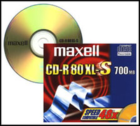 Maxell 50 x CD-R 624006 700 MB (80 Min) 52x - bedruckbare Oberfläche
