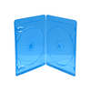 MEDIARANGE BOX39-2-50 - Blu-ray-Gehäuse - 2 Disks - Blau - Transparent - Kunststoff - 120 mm - Staub