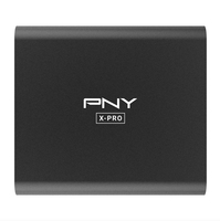 PNY X-PRO - SSD - 1 TB - extern (tragbar) - USB psd0cs2260-1tb-rb