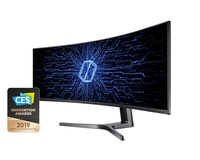 Samsung C49RG94SSP - CRG9 Series - QLED-Monitor - Gaming - gebogen - 124.5 cm (49") lc49rg94sspxen