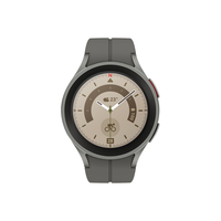 Samsung Galaxy Watch5 Pro - 45 mm - titanfarben grau - intelligente Uhr mit Sportband - Anzeige 3.46 sm-r925fztaeub