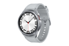 Samsung Galaxy Watch6 Classic - 47 mm - intelligente Uhr mit Band - Hybrid-Eco-Leder - Silber - Band sm-r960nzsaeue