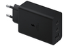 Samsung Power Adapter Trio (65W Schnellladefunktion) ohne Kabel schwarz ep-t6530nbegeu