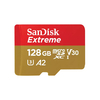 SanDisk Extreme - Flash-Speicherkarte (microSDXC-an-SD-Adapter inbegriffen) sdsqxaa-128g-gn6ma