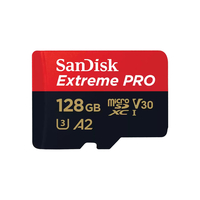 SanDisk Extreme Pro - Flash-Speicherkarte (microSDXC-an-SD-Adapter inbegriffen) sdsqxcd-128g-gn6ma