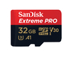 SanDisk Extreme Pro - Flash-Speicherkarte (microSDXC-an-SD-Adapter inbegriffen) sdsqxcg-032g-gn6ma