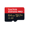 SanDisk Extreme Pro - Flash-Speicherkarte (microSDXC-an-SD-Adapter inbegriffen) sdsqxcu-064g-gn6ma