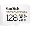 SanDisk High Endurance - Flash-Speicherkarte (microSDXC-an-SD-Adapter inbegriffen) sdsqqnr-128g-gn6ia