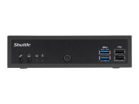 Shuttle XPC slim DH02U - Barebone - Slim-PC - 1 x Celeron 3865U ULV