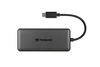 Transcend 6-in-1 USB Type-C Hub HUB5C - Hub - 2 x USB 3.1 Gen 1 + 1 x USB 3.1 Gen 2 + 1 x USB-C (Spa ts-hub5c
