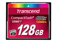 Transcend Flash-Speicherkarte - 128 GB - 800x