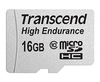 Transcend Hochbelastbare - Flash-Speicherkarte (microSDHC/SD-Adapter inbegriffen) ts16gusdhc10v