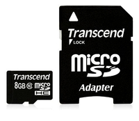Transcend Premium - Flash-Speicherkarte (microSDHC/SD-Adapter inbegriffen) ts8gusdhc10