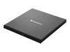 Verbatim Ultra HD 4K - Laufwerk - BDXL Writer - 6x/4x - SuperSpeed USB 3.1 Gen 1 - extern (13.3 cm S