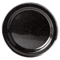 Enamel Teller flach