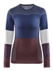 Fuseknit Comfort Blocked RN LS Women