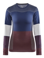 Fuseknit Comfort Blocked RN LS Women