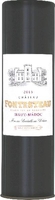 Fontesteau. Chateau Fontesteau Jg. 2015 in Geschenkröhre Cuvee aus 44 Proz. Cab. Sauvignon,  44 Proz. Merlot,  12 Proz. Cab. Franc im Holzfass gereift