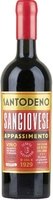 Poderi dal Nespoli Santodeno Sangiovese Appassimento Romagna DOC Jg. 2020 Cuvee aus 86 Proz. Sangiovese,  14 Proz. Merlot und Cabernet Sauvignon 30 Proz. des Weines ist 6 Monate in Eichenfässern gereift