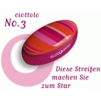 scatolenti ciottolo No.3 - Streifen Rot