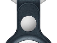 Apple AirTag Lederschlüsselanhänger (baltischblau)