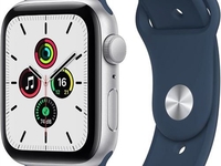 Apple Watch SE (44mm) GPS (silber/abyssblau)
