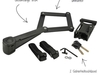 Fischer Faltschloss 85cm mit Halter