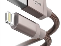 Hama 183338 Lightning-Kabel Metall (1, 5m) (rosegold)