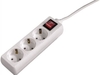 Hama 30382 3fach Stecker mit Schalter (weiß)