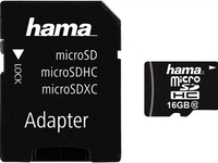 Hama microSDHC 16GB Class 10 + Adapter / Mobile