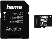 Hama microSDHC 16GB Class 10 + Adapter/Foto