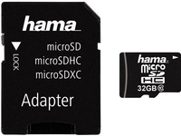 Hama microSDHC 32GB Class 10 + Adapter/Foto