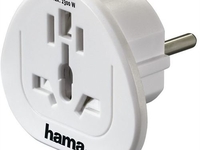 Hama Reisestecker Universal Deutsch (weiß)