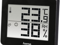 Hama TH-130 Thermo-/Hygrometer (Schwarz)